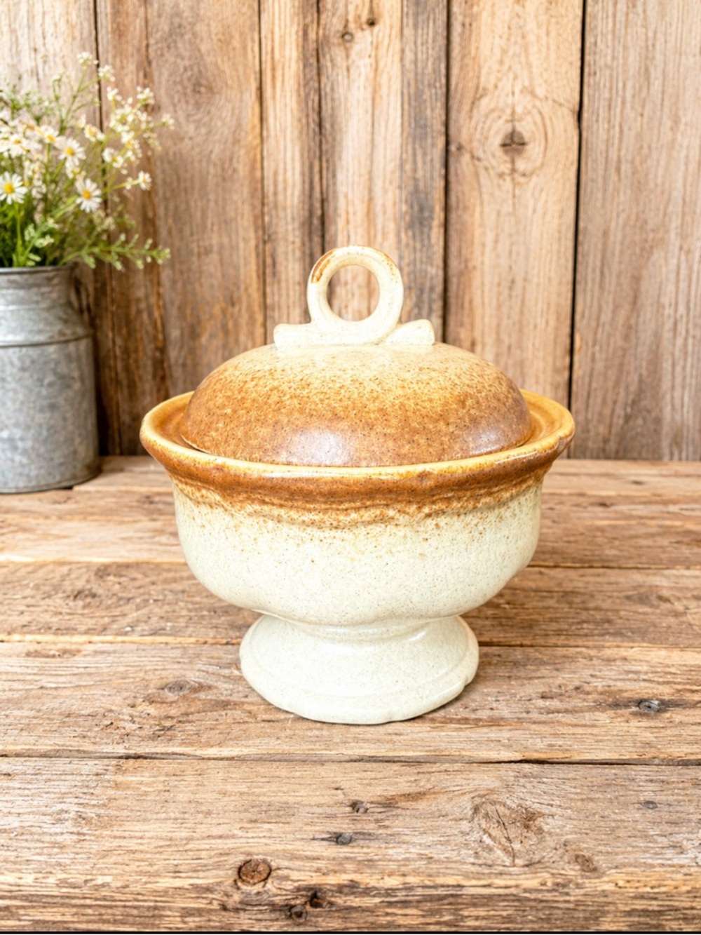 Vintage Mikasa Sugar Bowl with Lid -
